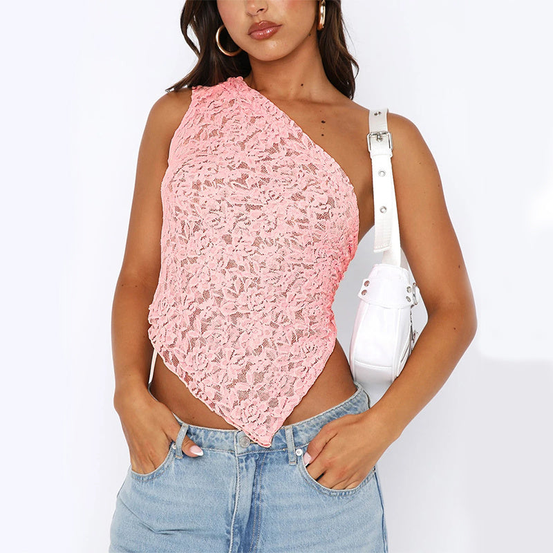 Damen Spitzentop