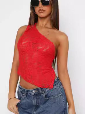 Damen Spitzentop