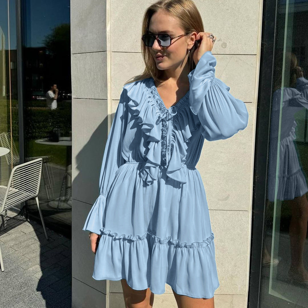 Kleid mit langem Ärmel