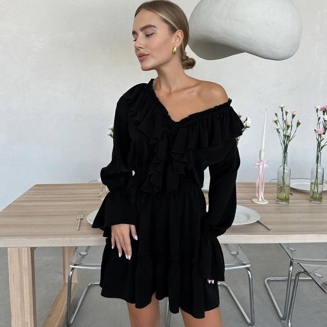 Kleid mit langem Ärmel