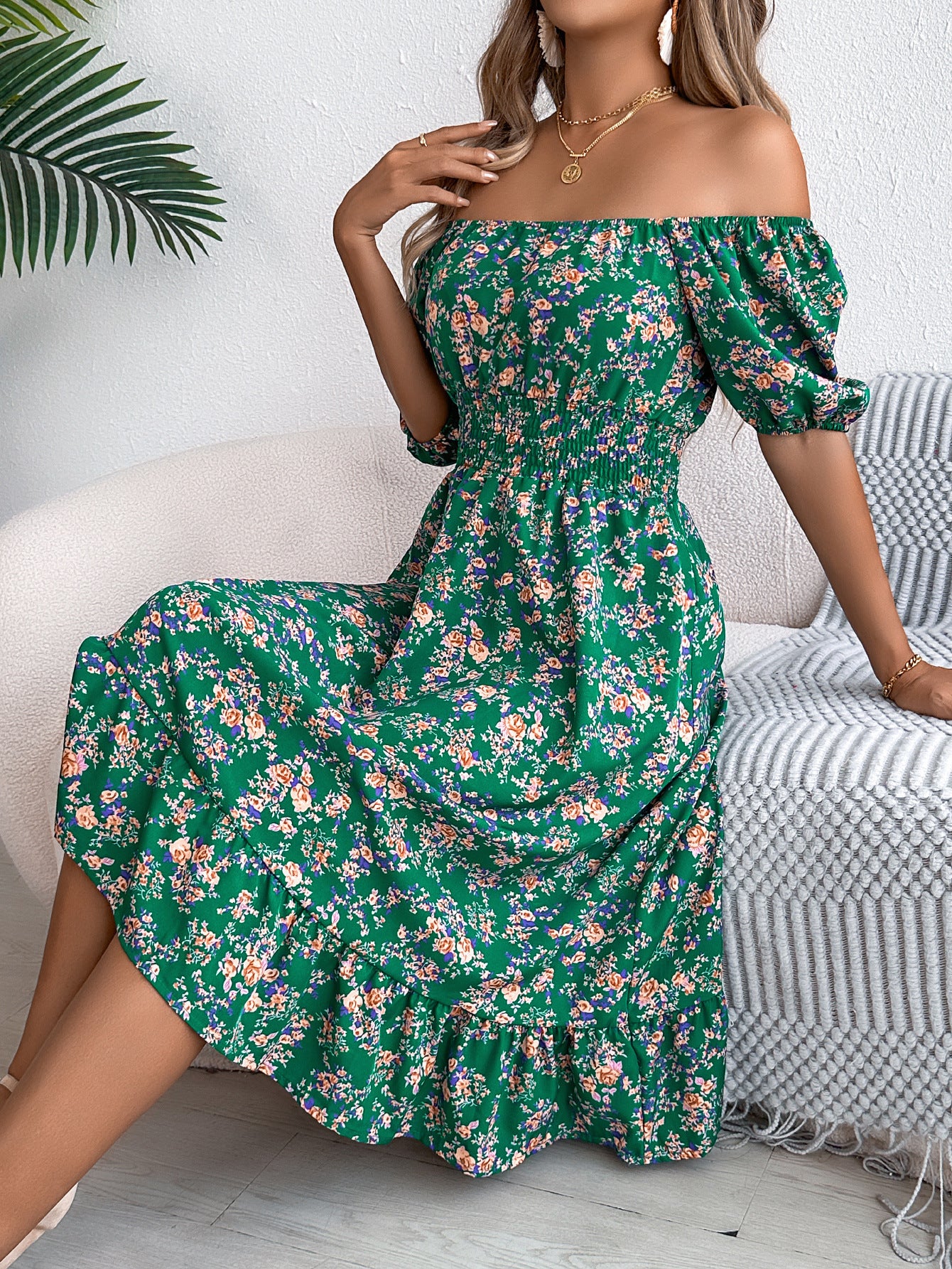 Sommerkleid mit Blumenmuster