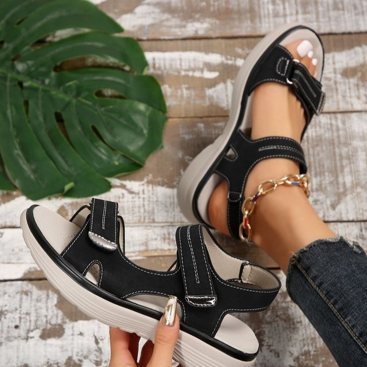 Komfort Sandalen mit Klettverschluss