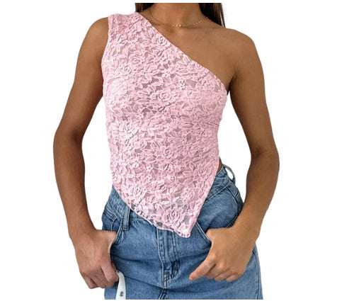 Damen Spitzentop