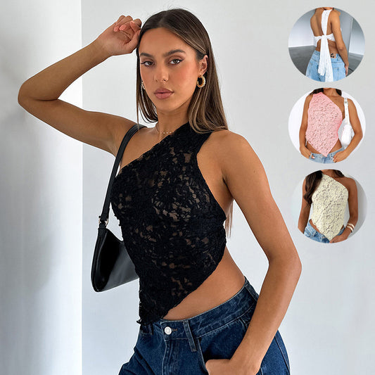 Damen Spitzentop