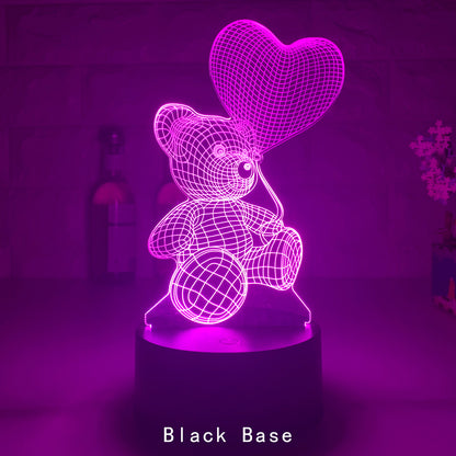 3D Lampe Teddybär