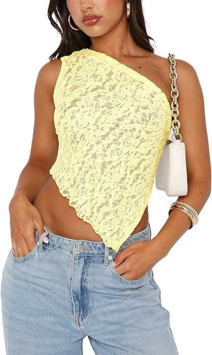 Damen Spitzentop