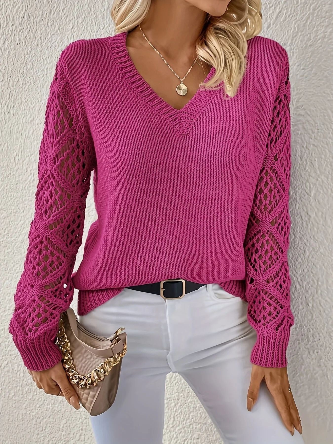 Lockerer Strickpullover