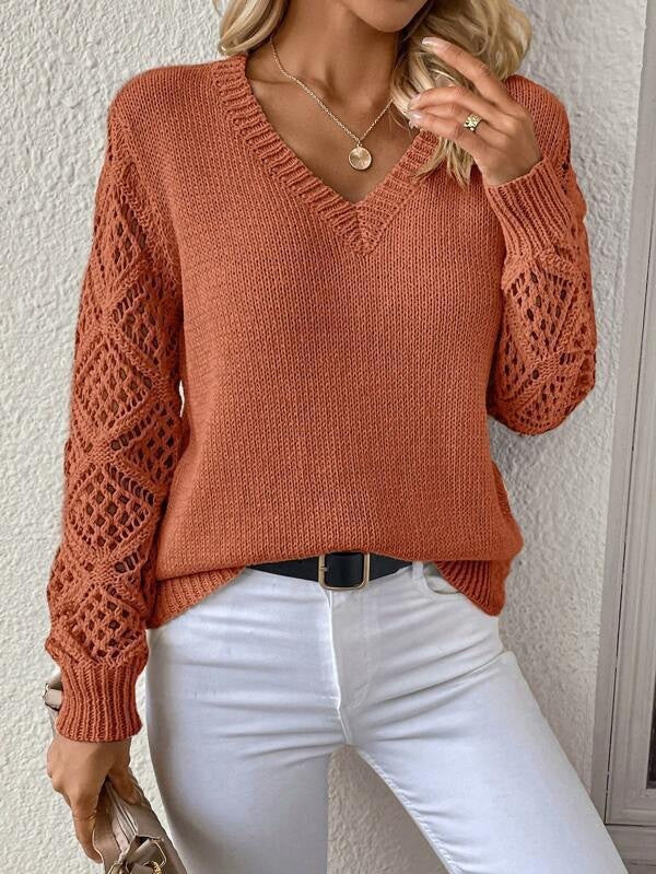 Lockerer Strickpullover