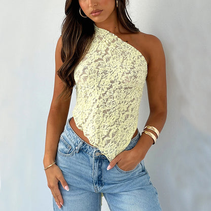 Damen Spitzentop
